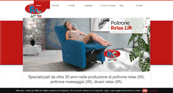 Desktop Screenshot of poltronificiorc.it